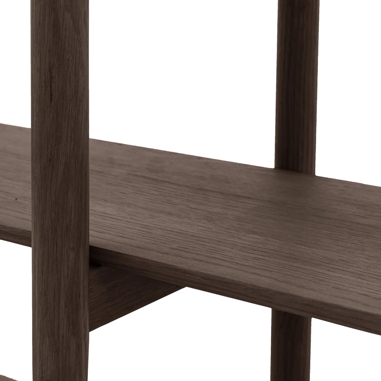 Gallery Direct Hatfield Wide Open Display Smoked