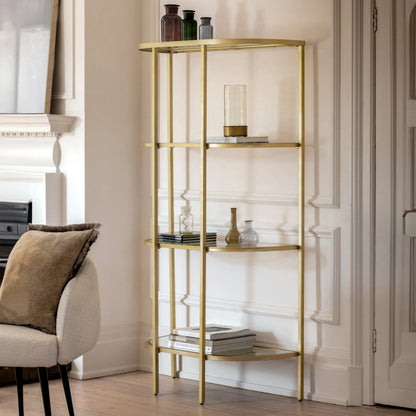 Gallery Direct Hudson Display Unit Champagne