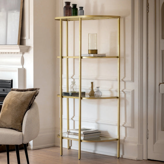 Gallery Direct Hudson Display Unit Champagne