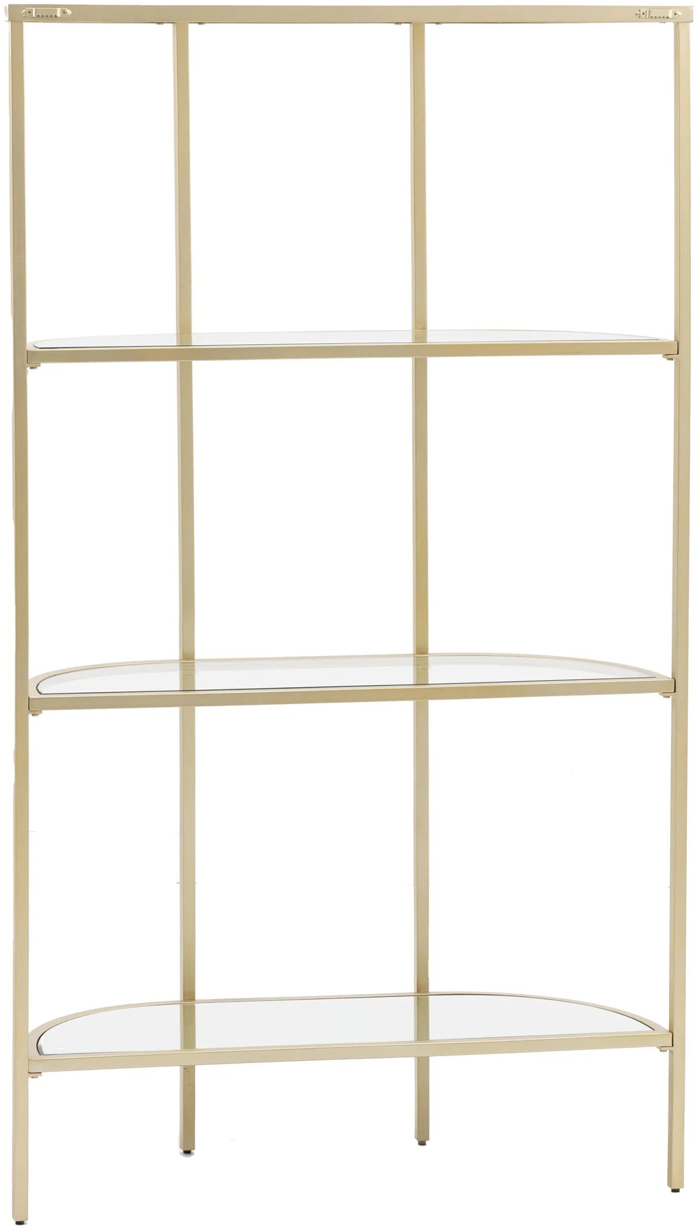 Gallery Direct Hudson Display Unit Champagne