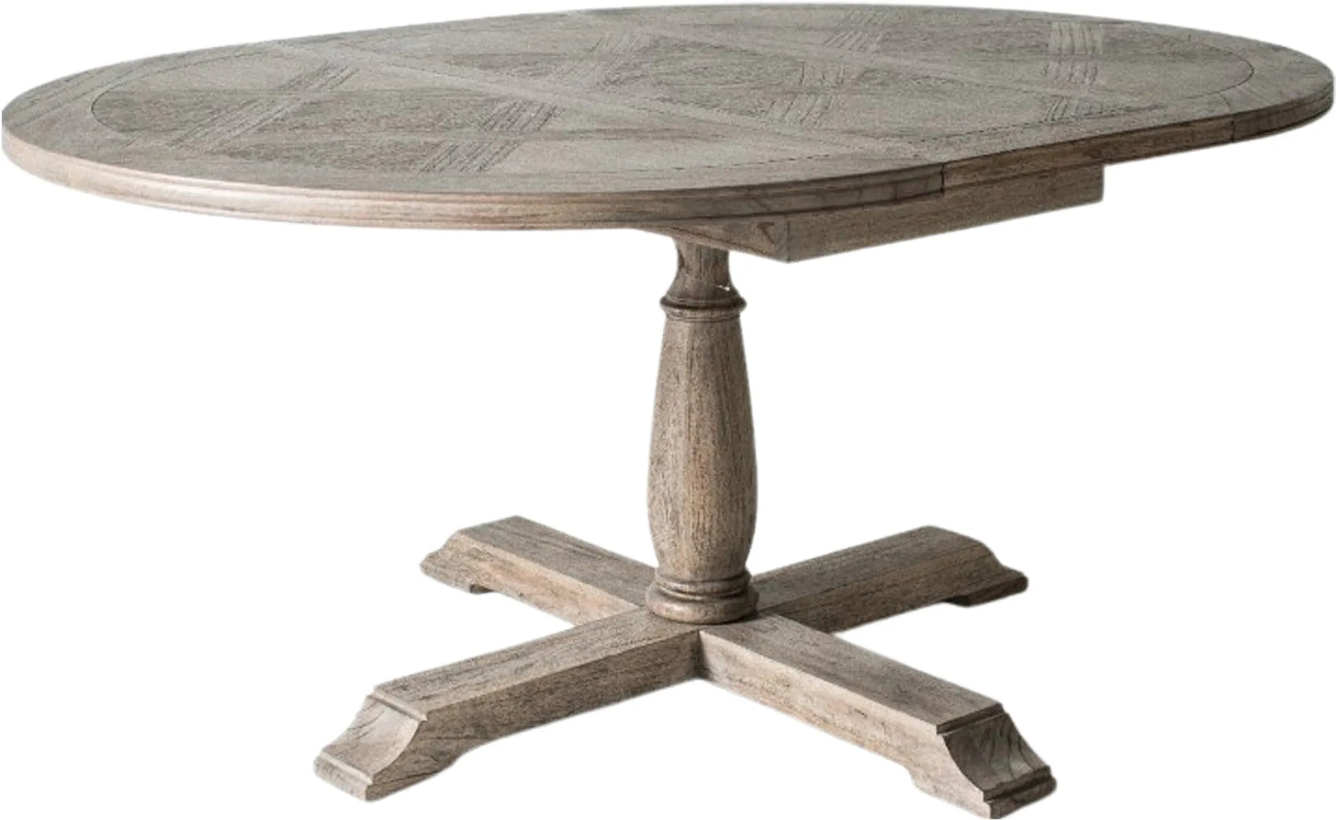 Gallery Direct Mustique Round Extending Dining Table