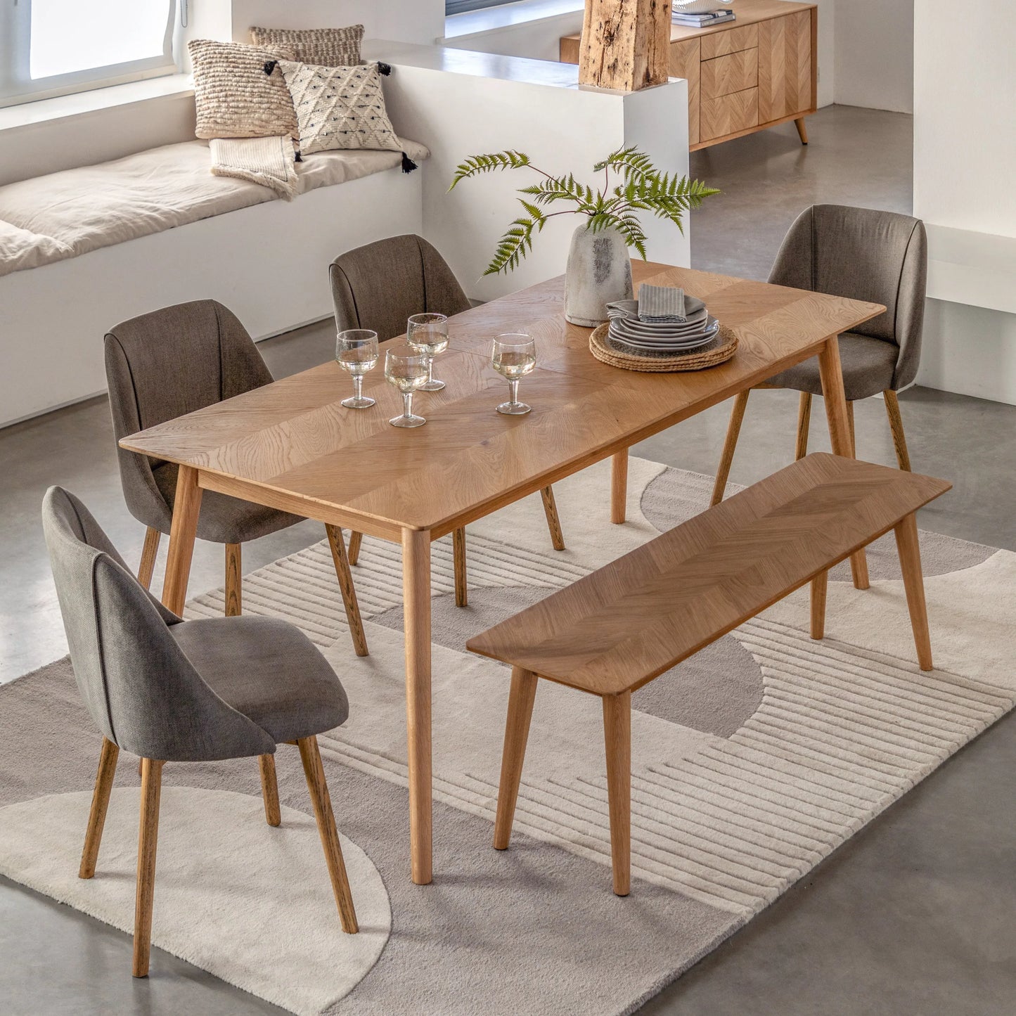 Gallery Direct Milano Extending Dining Table