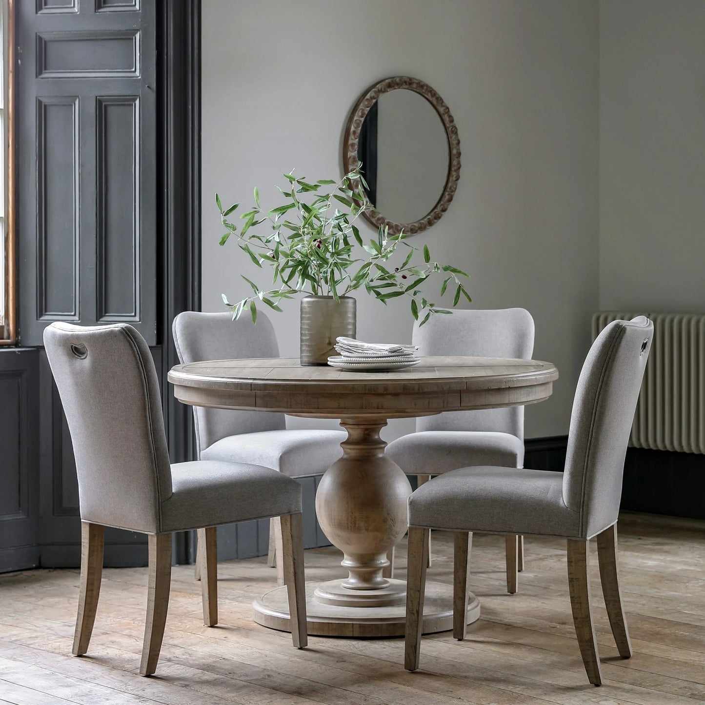 Gallery Direct Vancouver Round Extending Dining Table