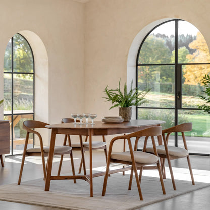 Gallery Direct Madrid Extending Dining Table in Walnut