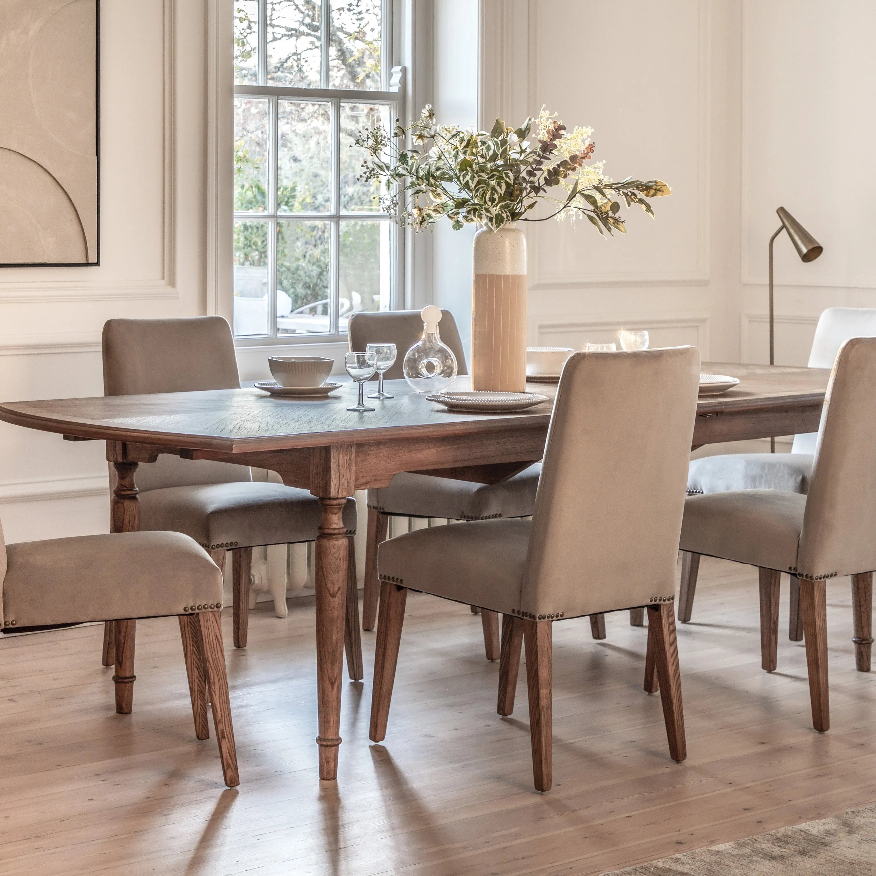 Gallery Direct Highgrove Extending Dining Table