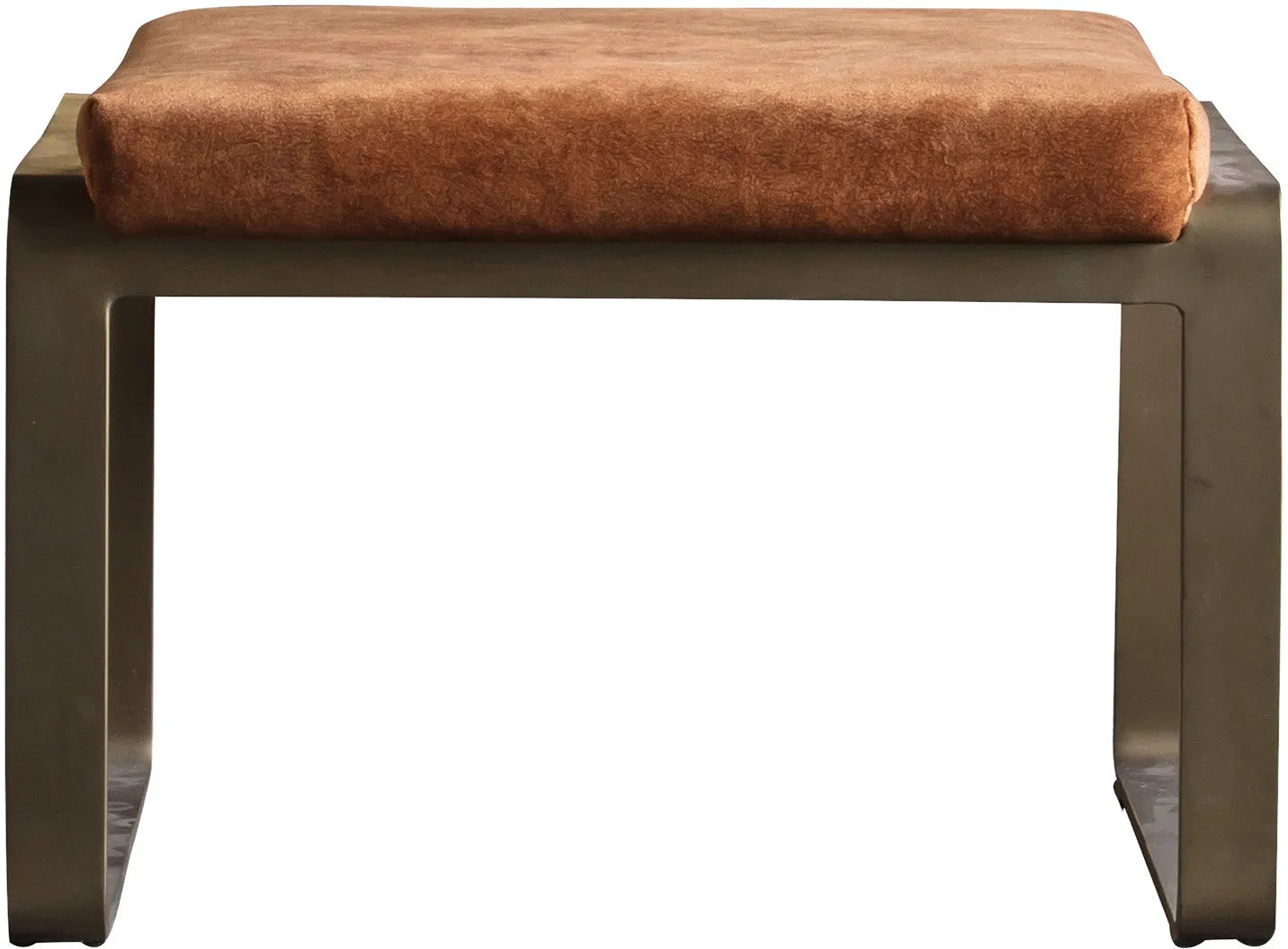 Gallery Direct Fabien Footstool in Ochre