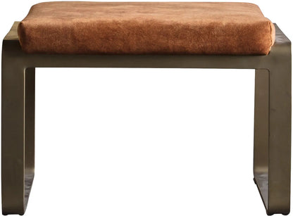 Gallery Direct Fabien Footstool in Ochre