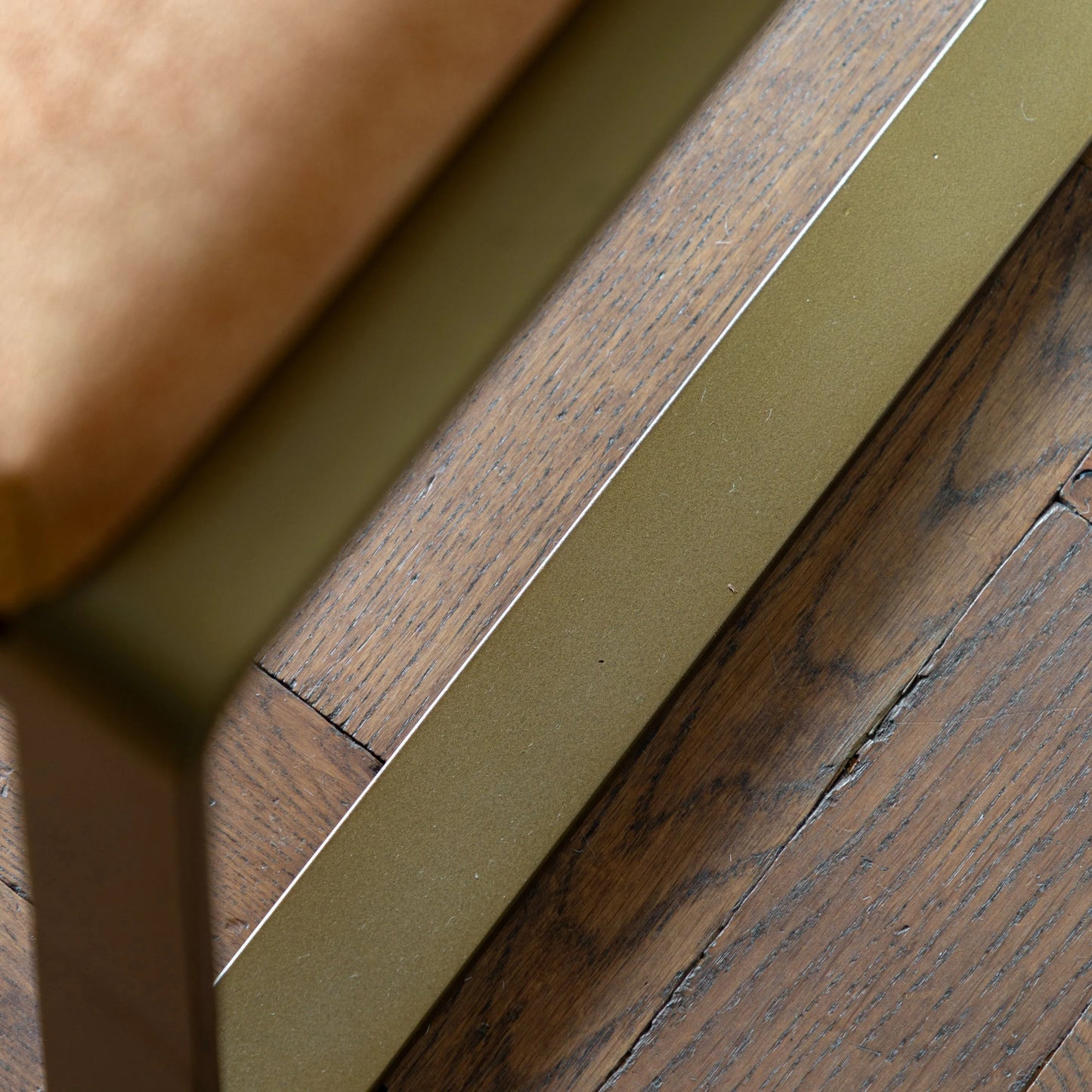 Gallery Direct Fabien Footstool in Ochre