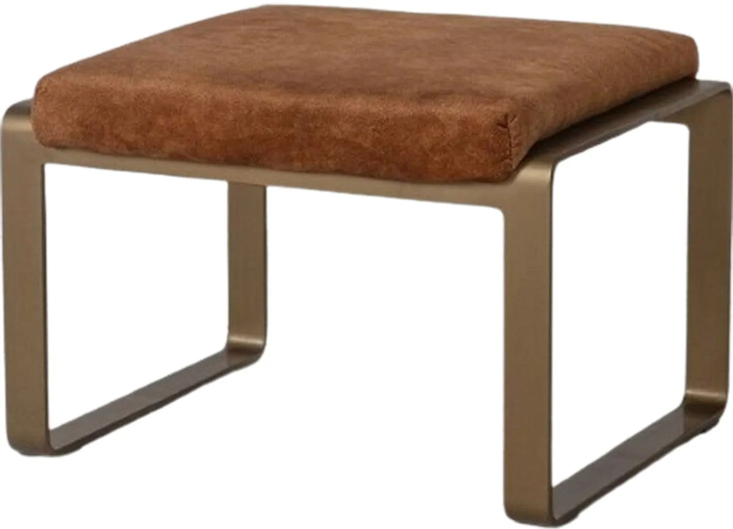 Gallery Direct Fabien Footstool in Ochre