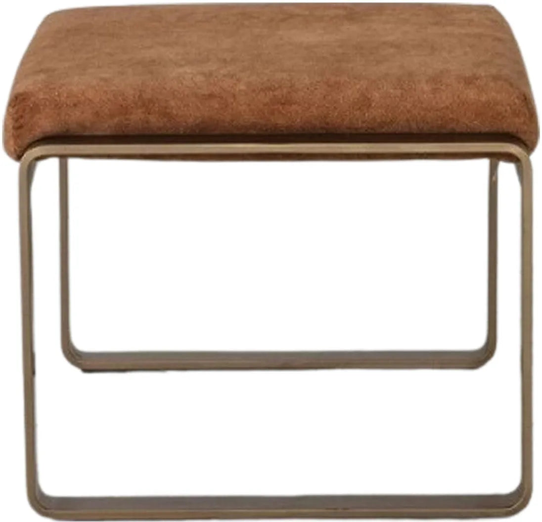 Gallery Direct Fabien Footstool in Ochre
