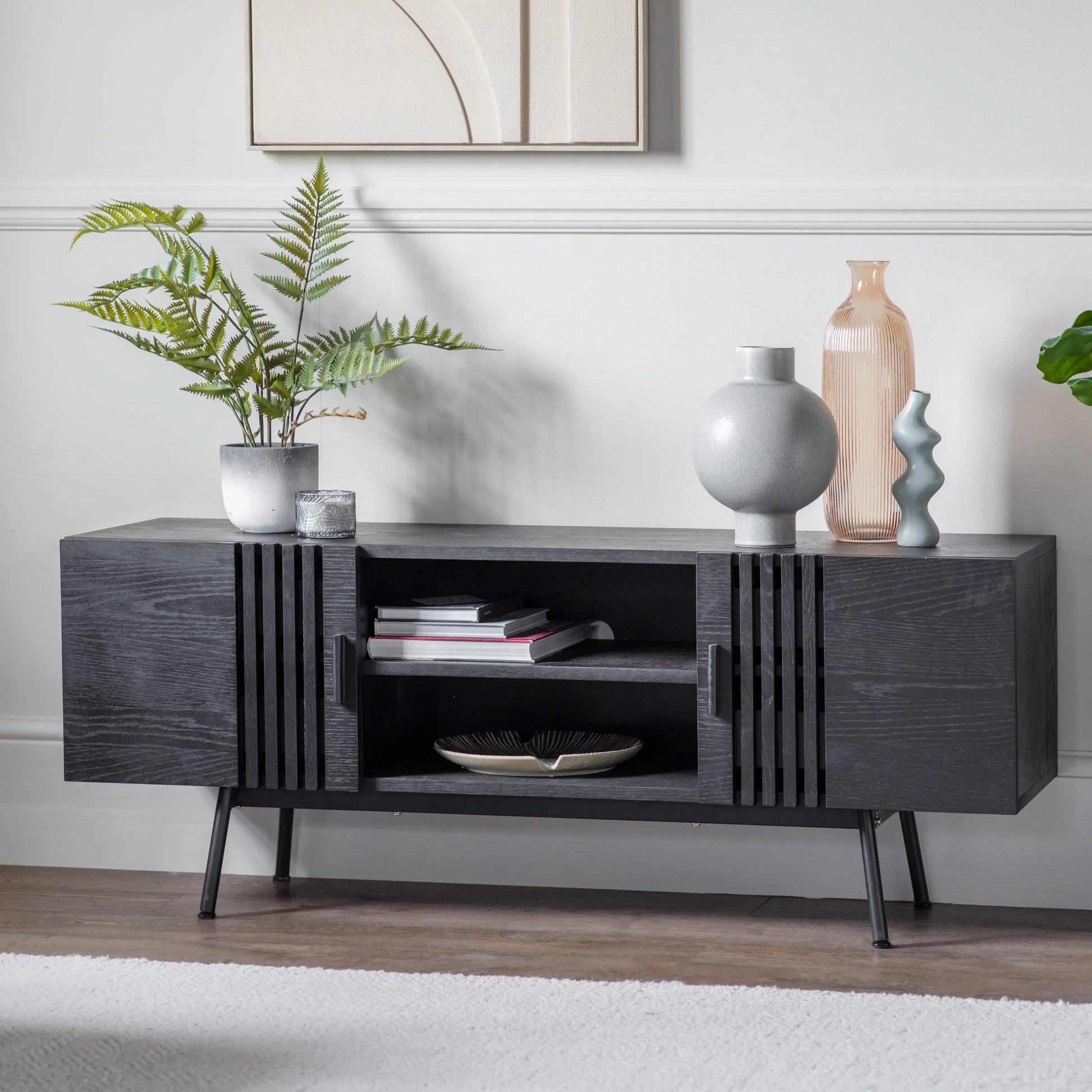 Gallery Direct Holsen Media Unit Black