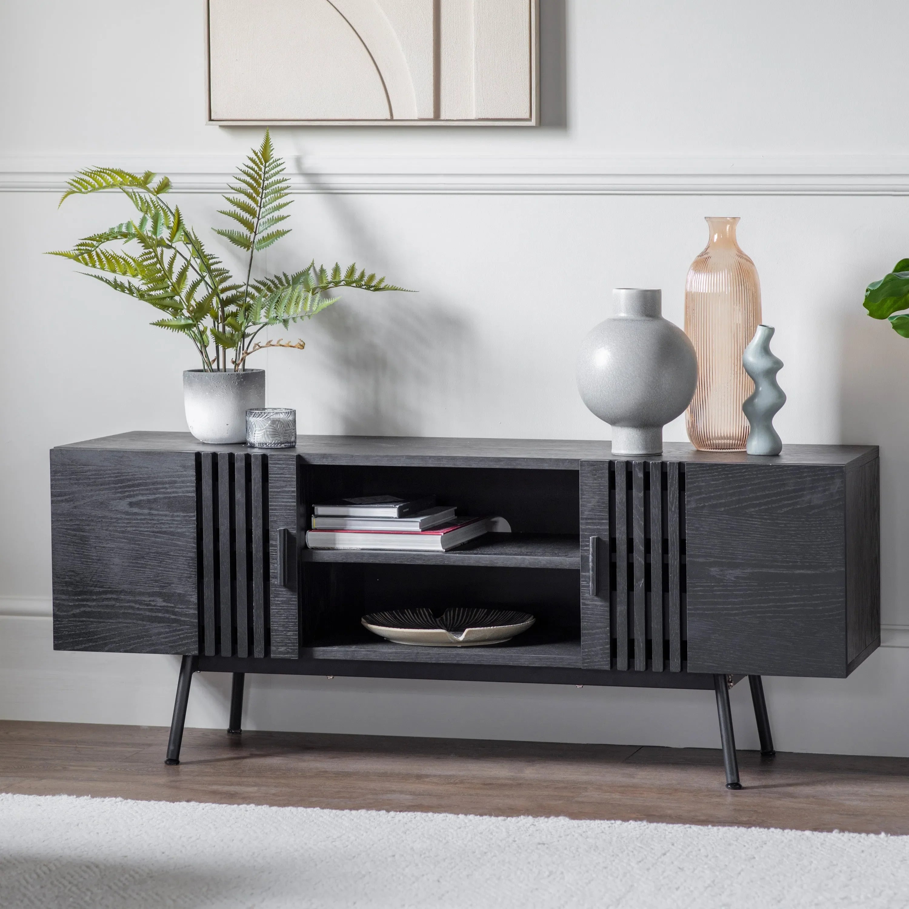 Gallery Direct Holsen Media Unit Black
