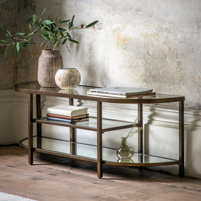 Gallery Direct Hudson Media Unit Bronze