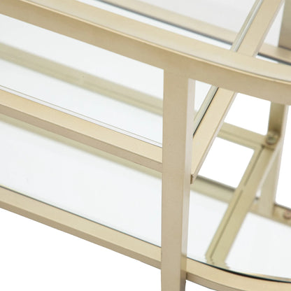 Gallery Direct Hudson Media Unit Champagne