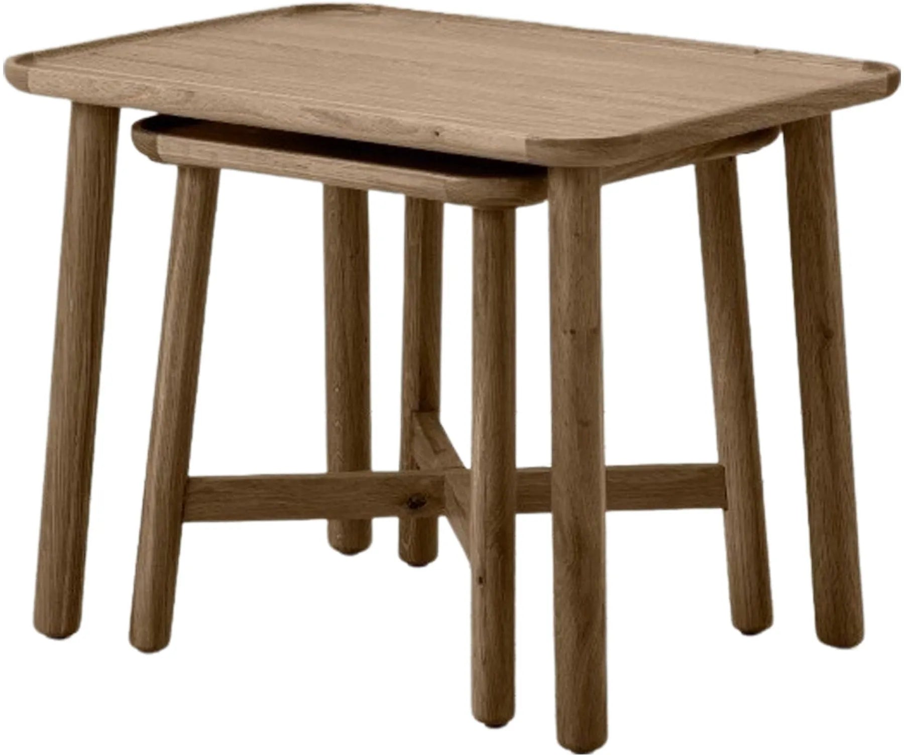 Gallery Direct Kingham Nest Of 2 Tables in Grey