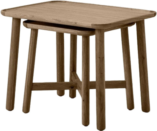 Gallery Direct Kingham Nest Of 2 Tables in Grey