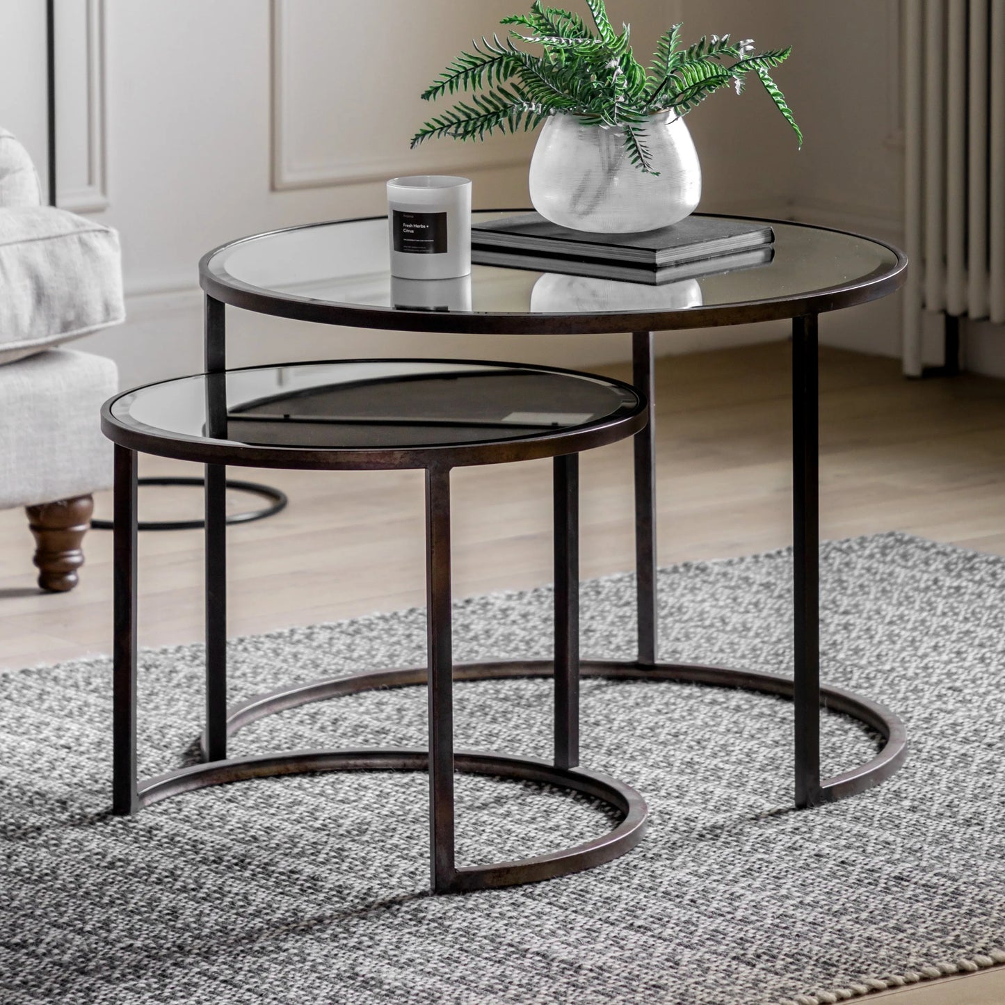Gallery Direct Argyle Coffee Table Nest of 2