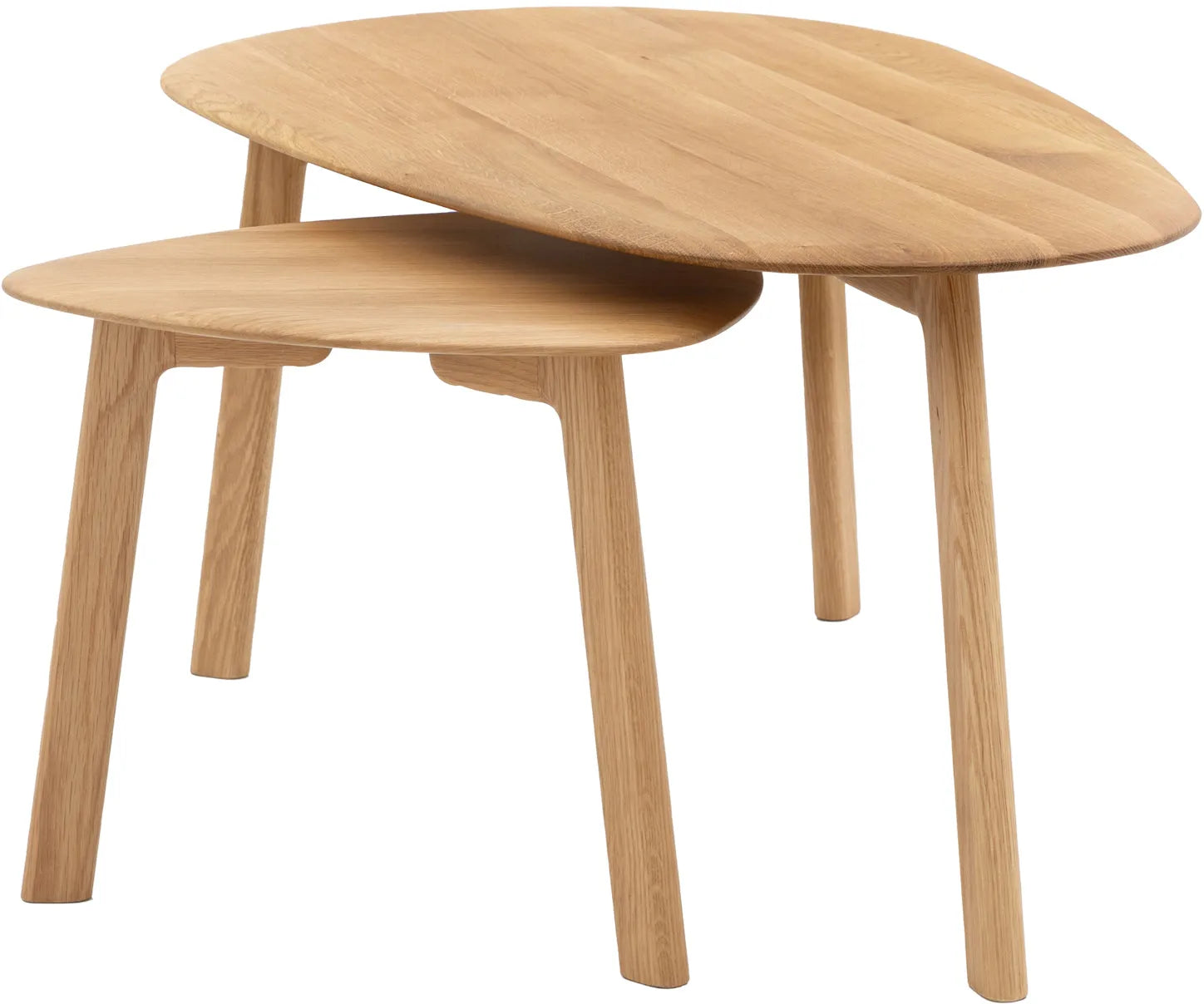 Gallery Direct Madrid Coffee Table Nest in Oak