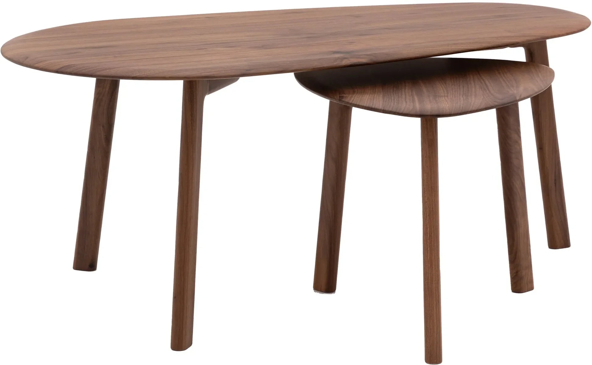 Gallery Direct Madrid Coffee Table Nest in Walnut