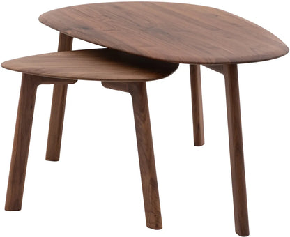 Gallery Direct Madrid Coffee Table Nest in Walnut