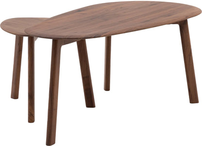 Gallery Direct Madrid Coffee Table Nest in Walnut