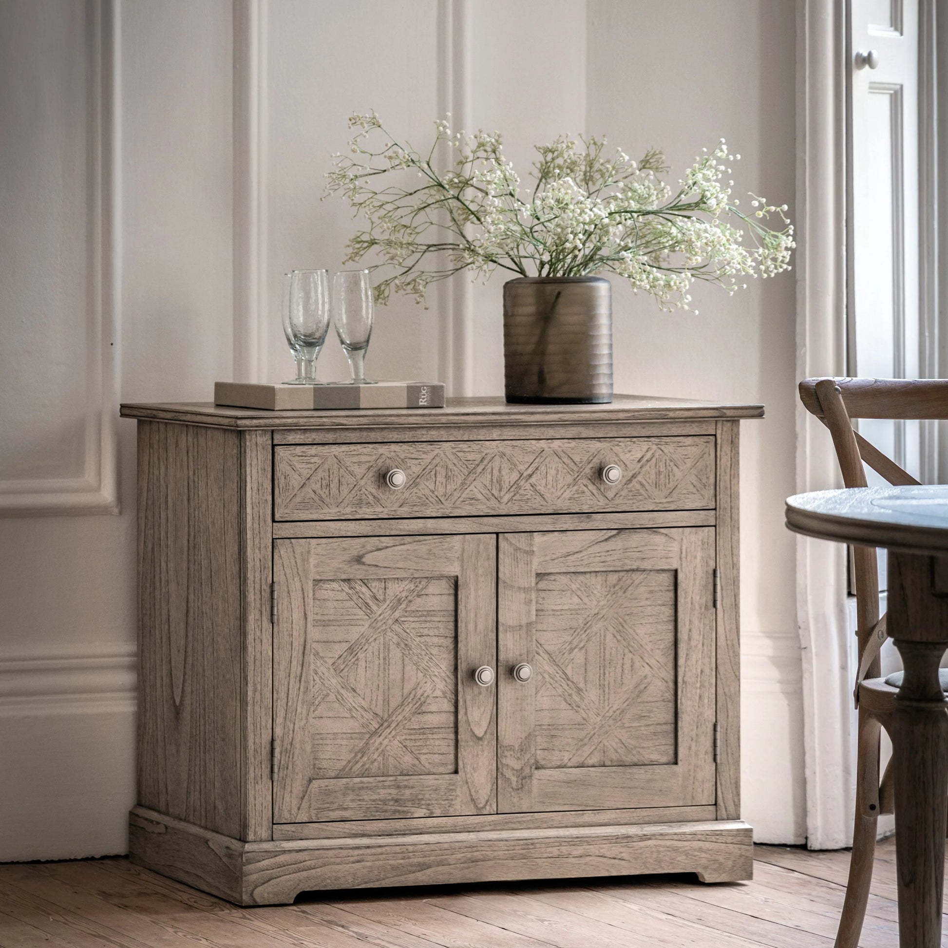 Gallery Direct Mustique 2 Door 1 Drawer Sideboard