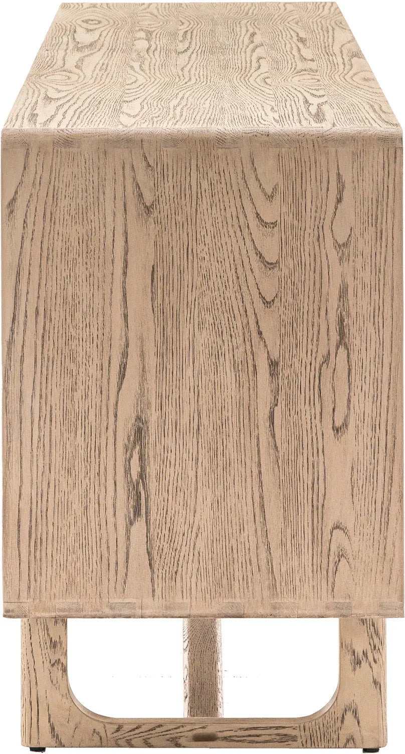 Gallery Direct Craft 4 Door Sideboard Smoked