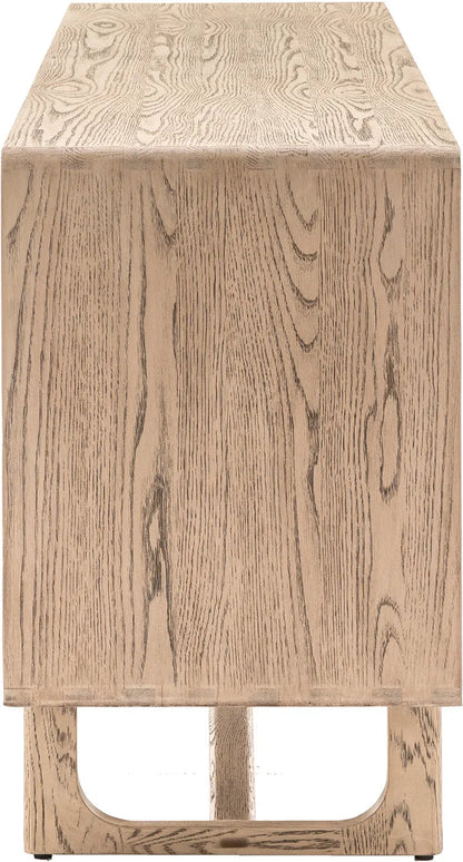 Gallery Direct Craft 4 Door Sideboard Smoked