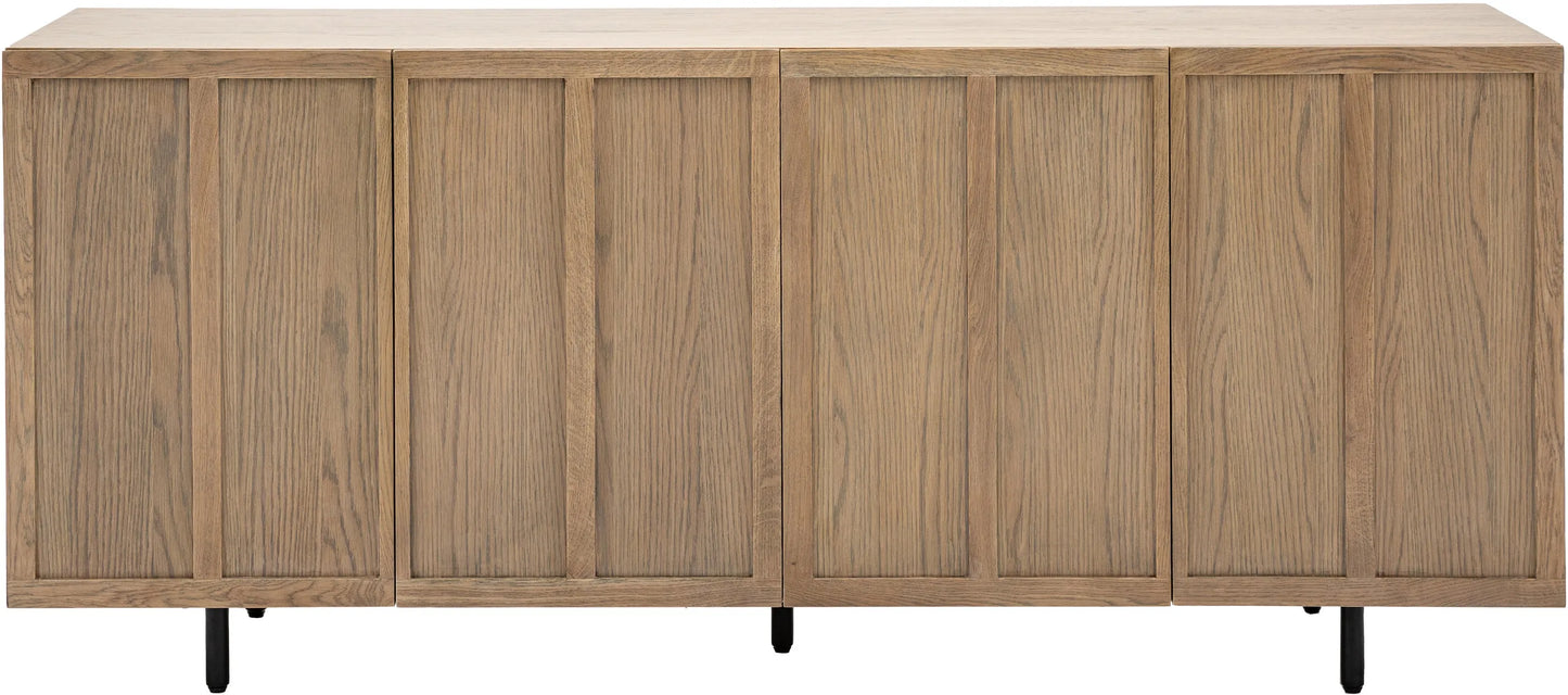 Gallery Direct Panelled 4 Door Sideboard
