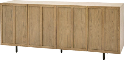 Gallery Direct Panelled 4 Door Sideboard