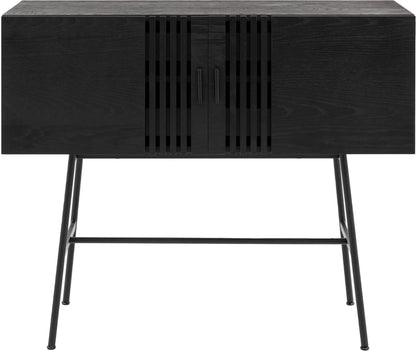Gallery Direct Holsen 2 Door Sideboard Black