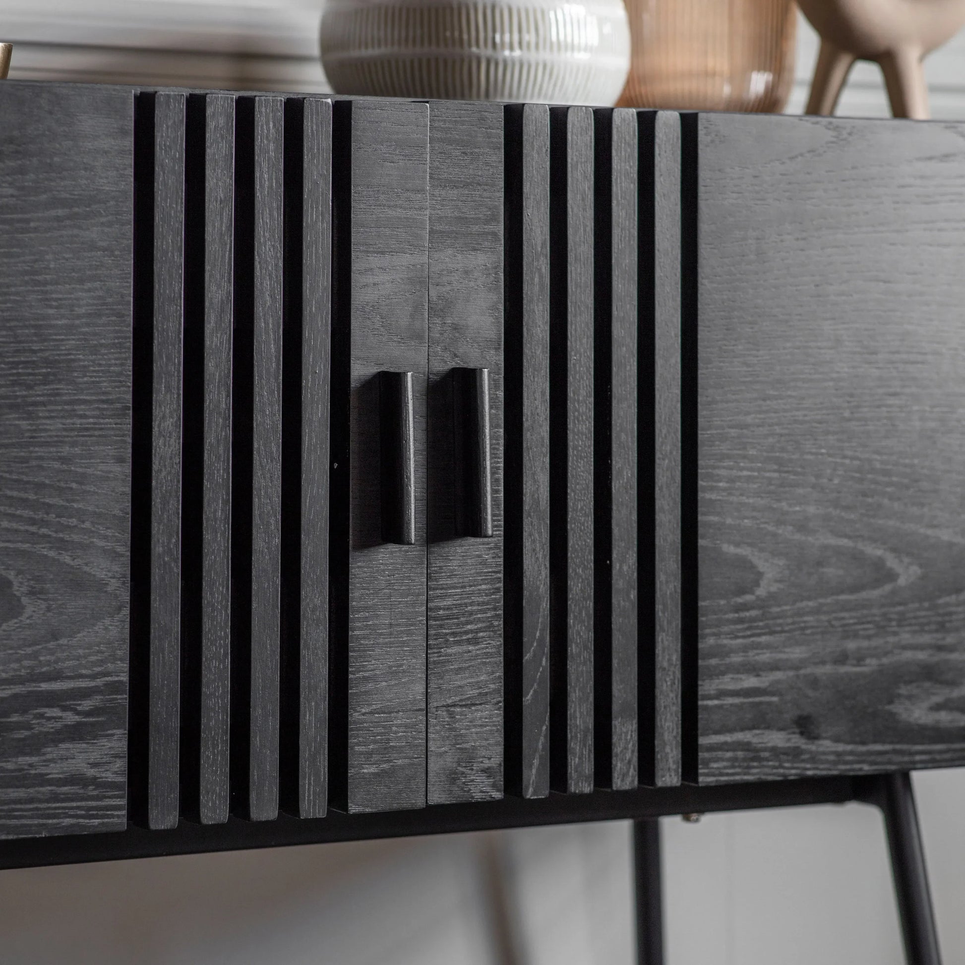 Gallery Direct Holsen 2 Door Sideboard Black