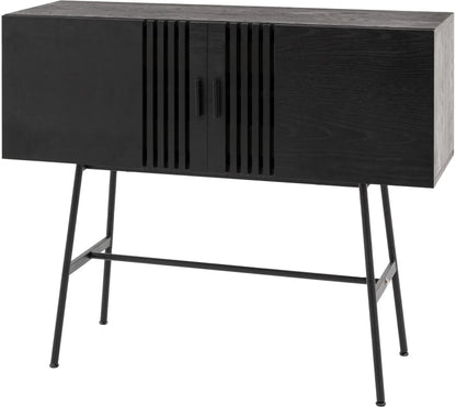 Gallery Direct Holsen 2 Door Sideboard Black