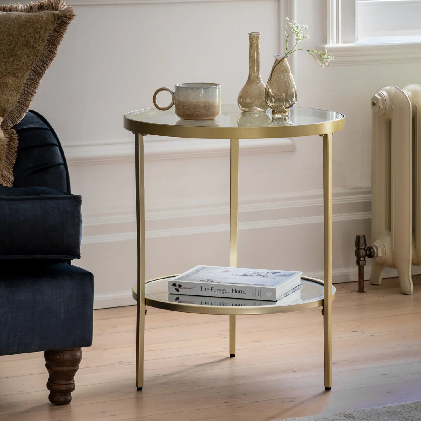 Gallery Direct Hudson Side Table Champagne