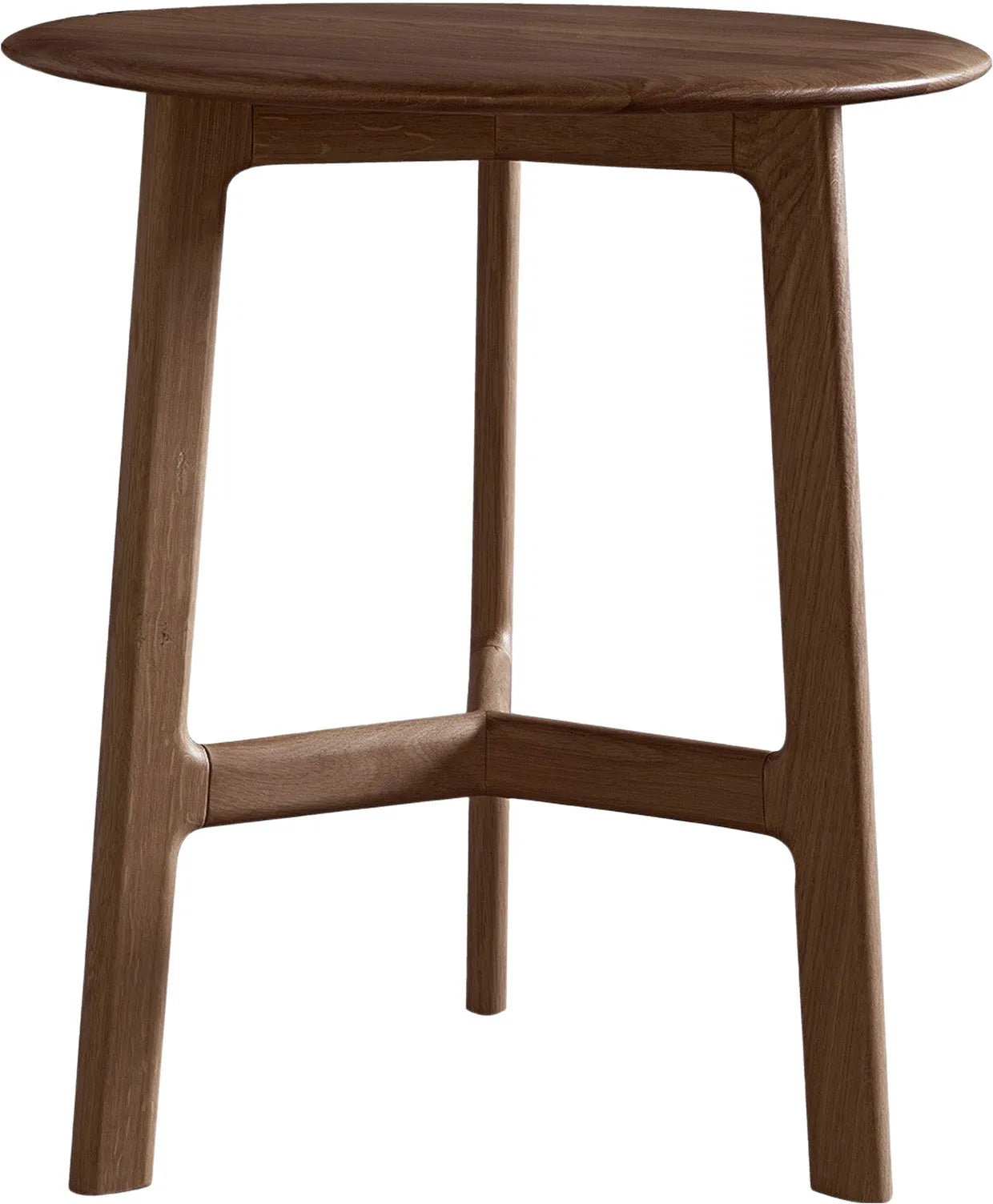 Gallery Direct Madrid Round Side Table in Walnut