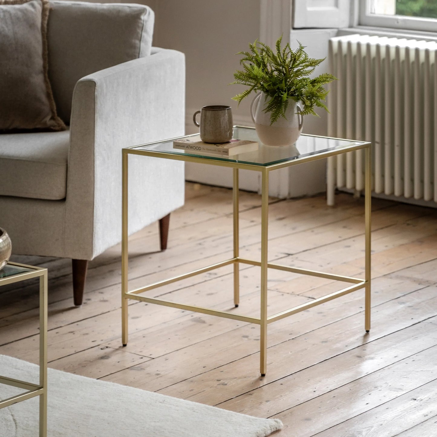 Gallery Direct Rothbury Side Table Champagne