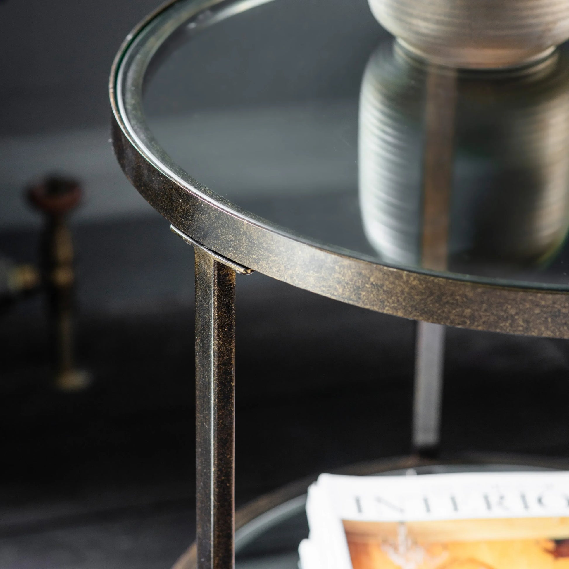 Gallery Direct Hudson Side Table Bronze
