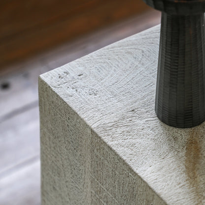 Gallery Direct Iowa Side Table Whitewash