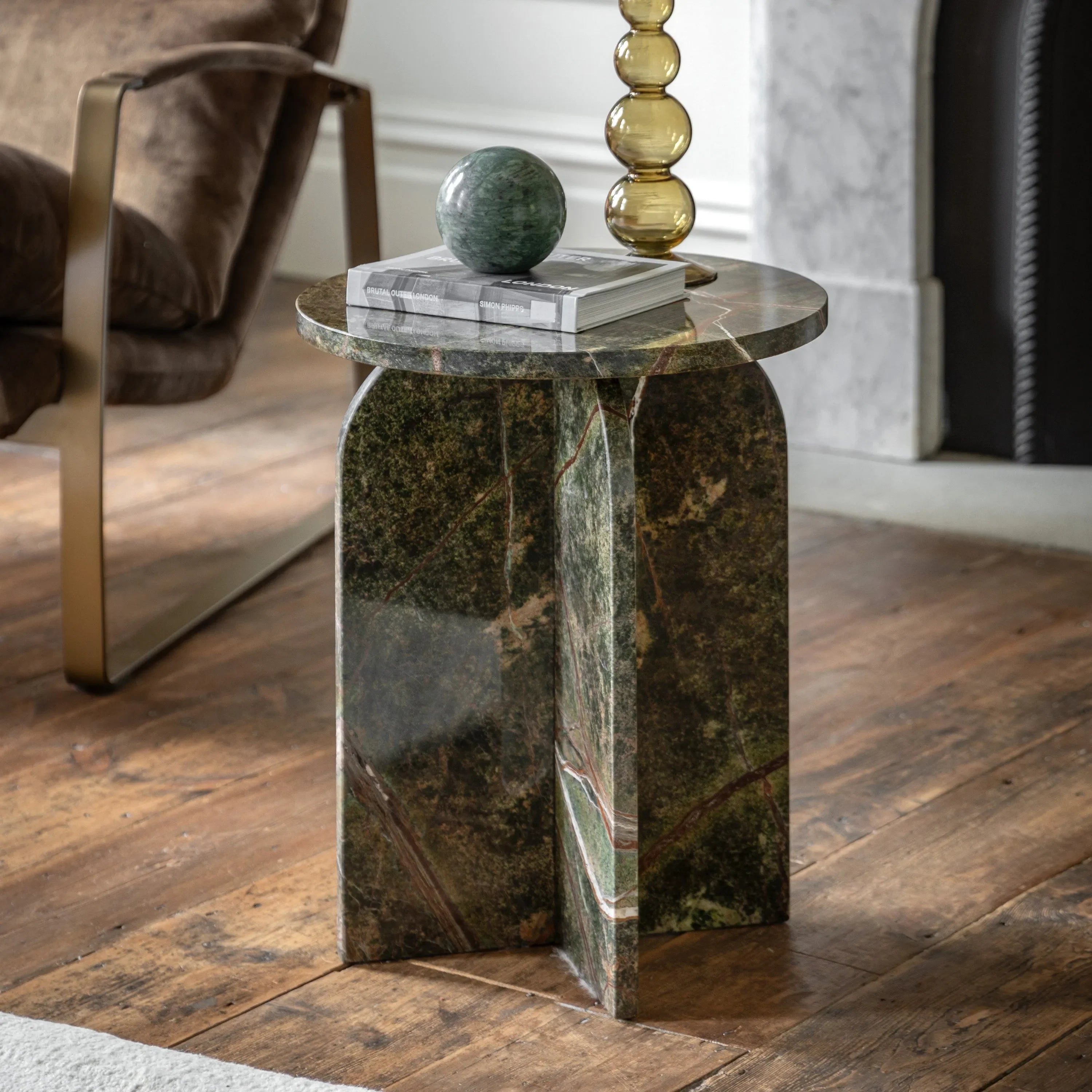 Gallery Direct Amalfi Side Table in Ember