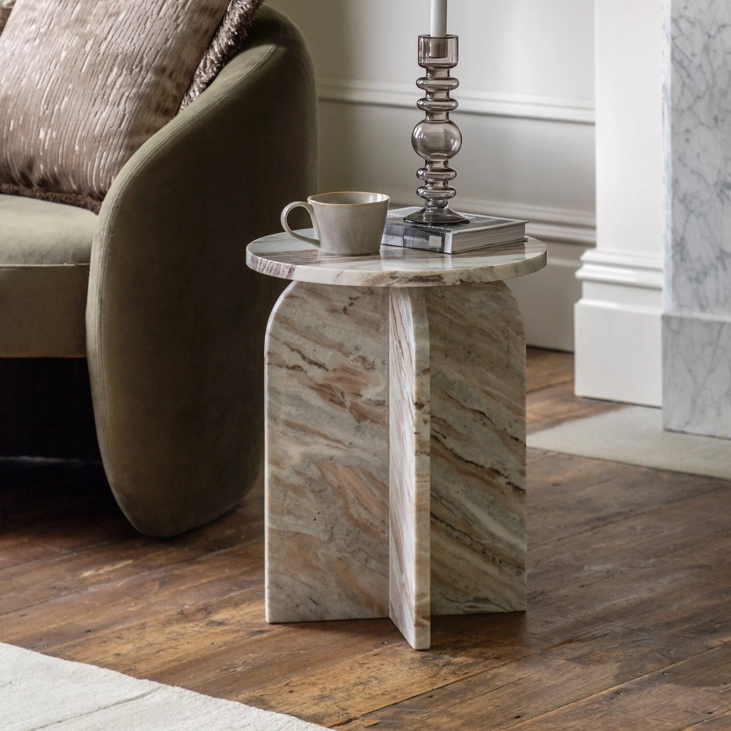 Gallery Direct Amalfi Side Table in Natural