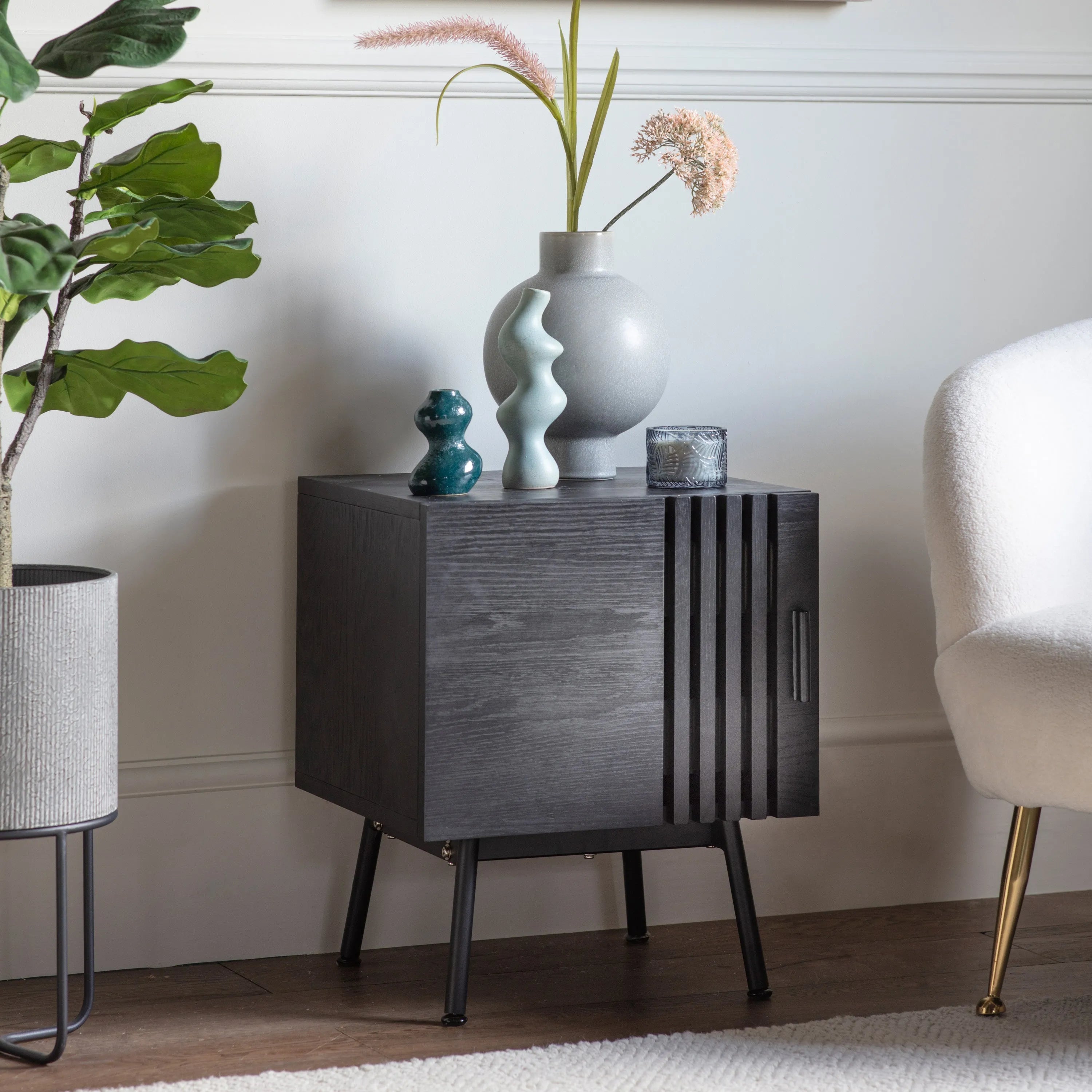 Gallery Direct Holsen Side Table Black