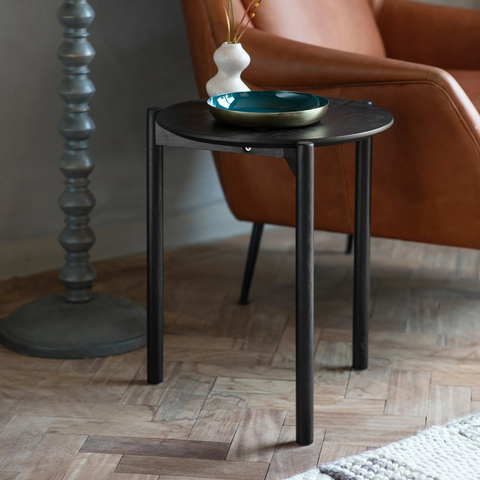 Gallery Direct Burley Side Table in Black