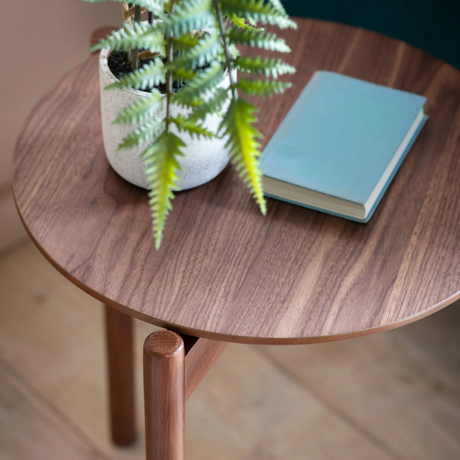 Gallery Direct Burley Side Table in Walnut
