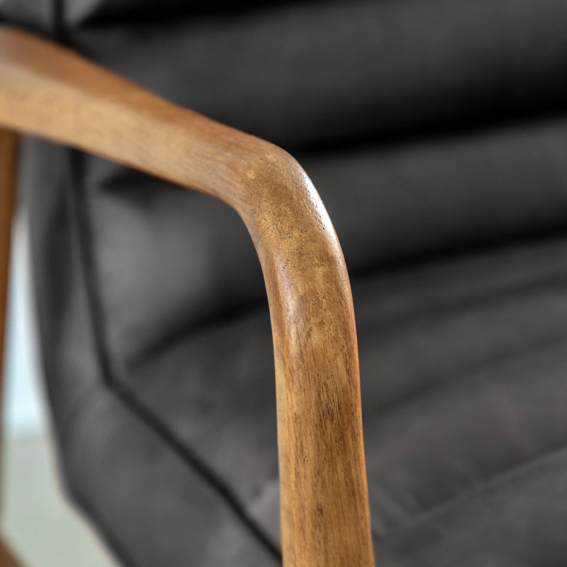 Gallery Direct Datsun 2 Seater Sofa in Antique Ebony Leather