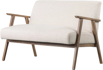 Gallery Direct Neyland 2 Seater Sofa in Natural Linen