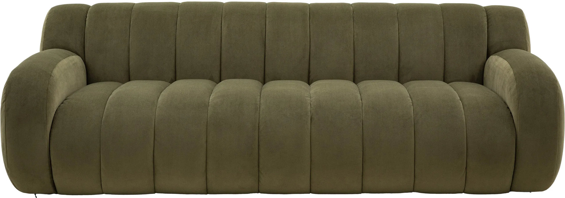 Gallery Direct Coste 3 Seater Sofa in Moss