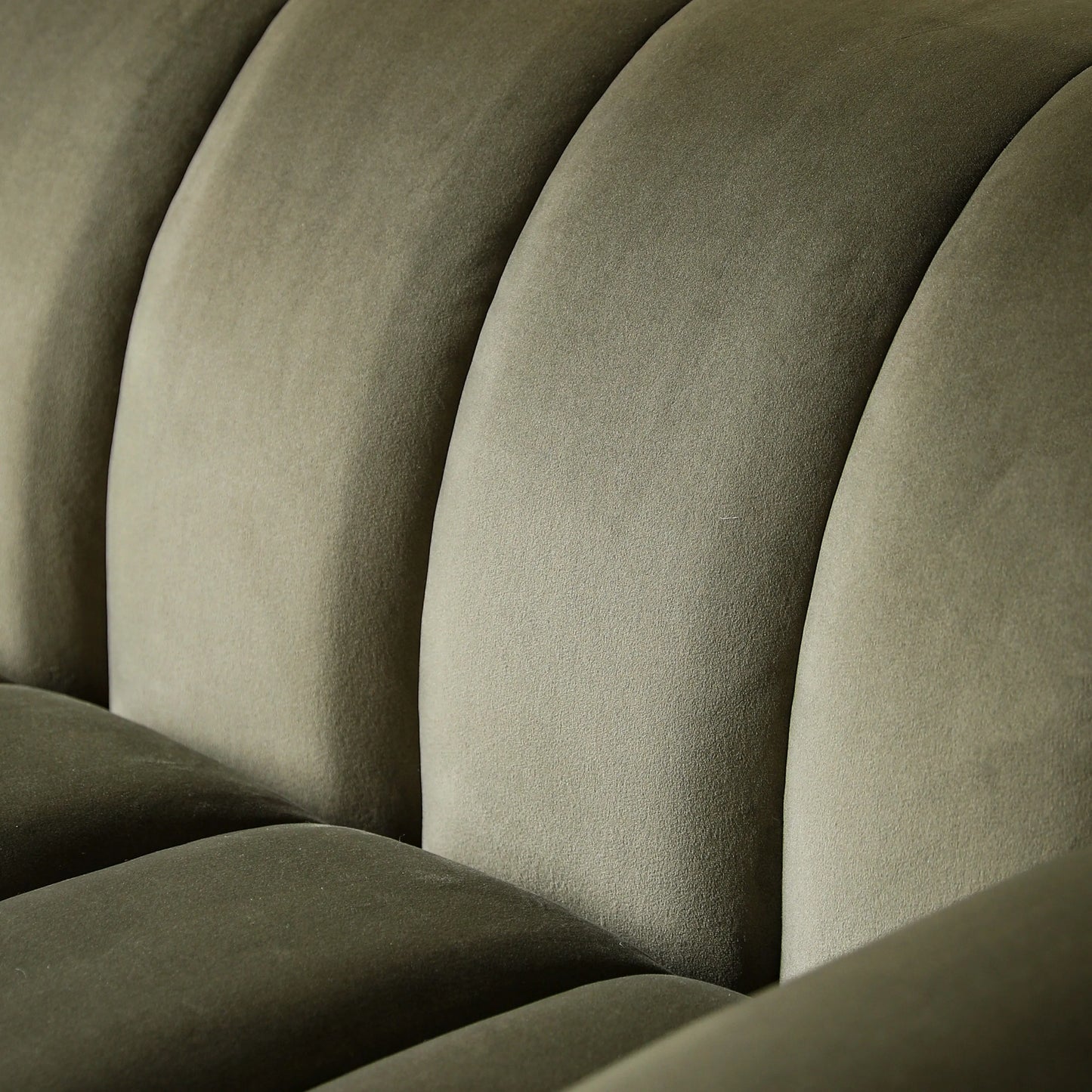 Gallery Direct Coste 3 Seater Sofa in Moss