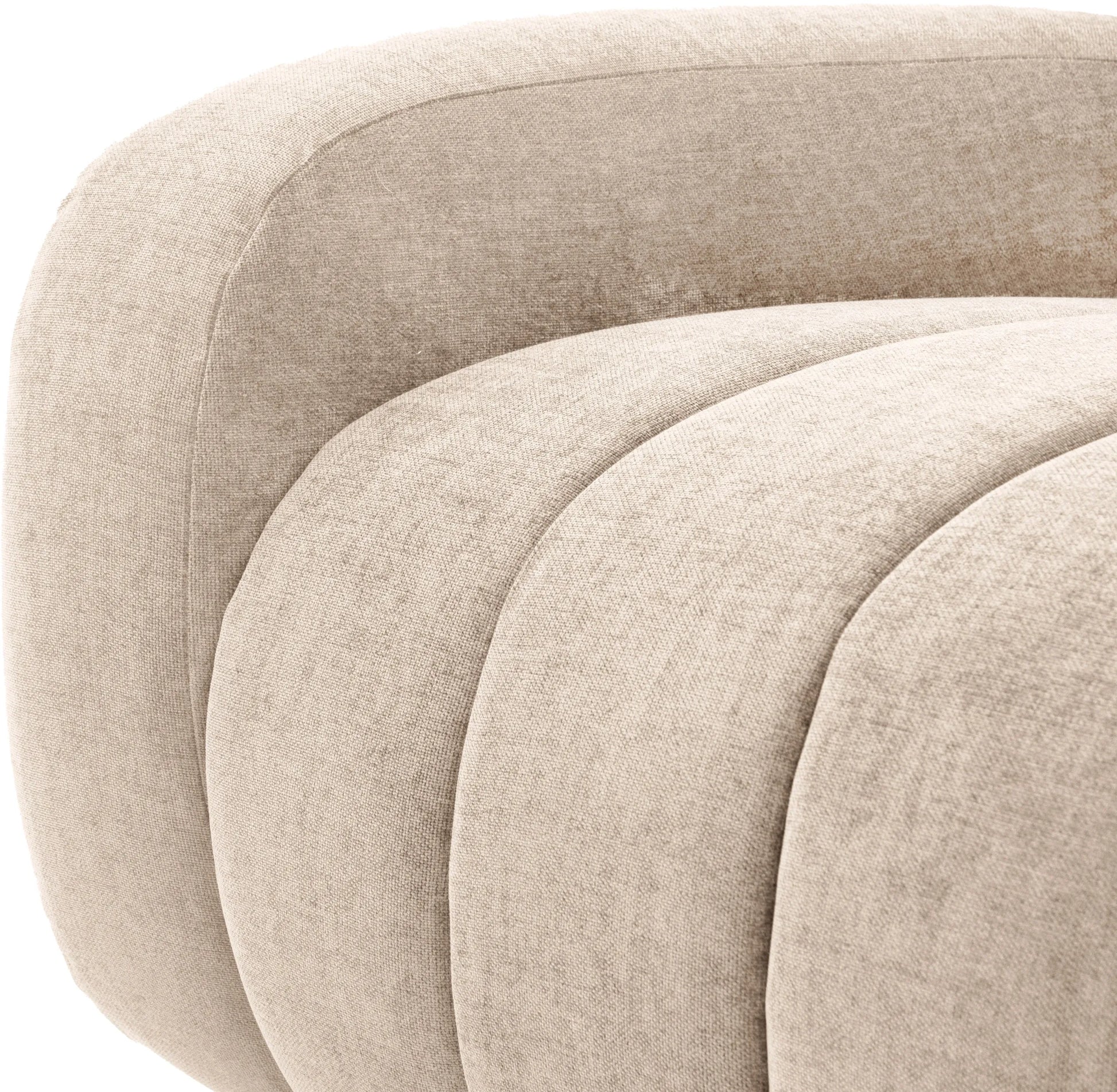 Gallery Direct Coste 3 Seater Sofa in Cream