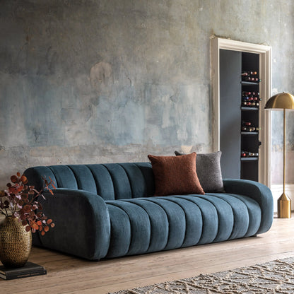 Gallery Direct Coste 3 Seater Sofa in Dusty Blue