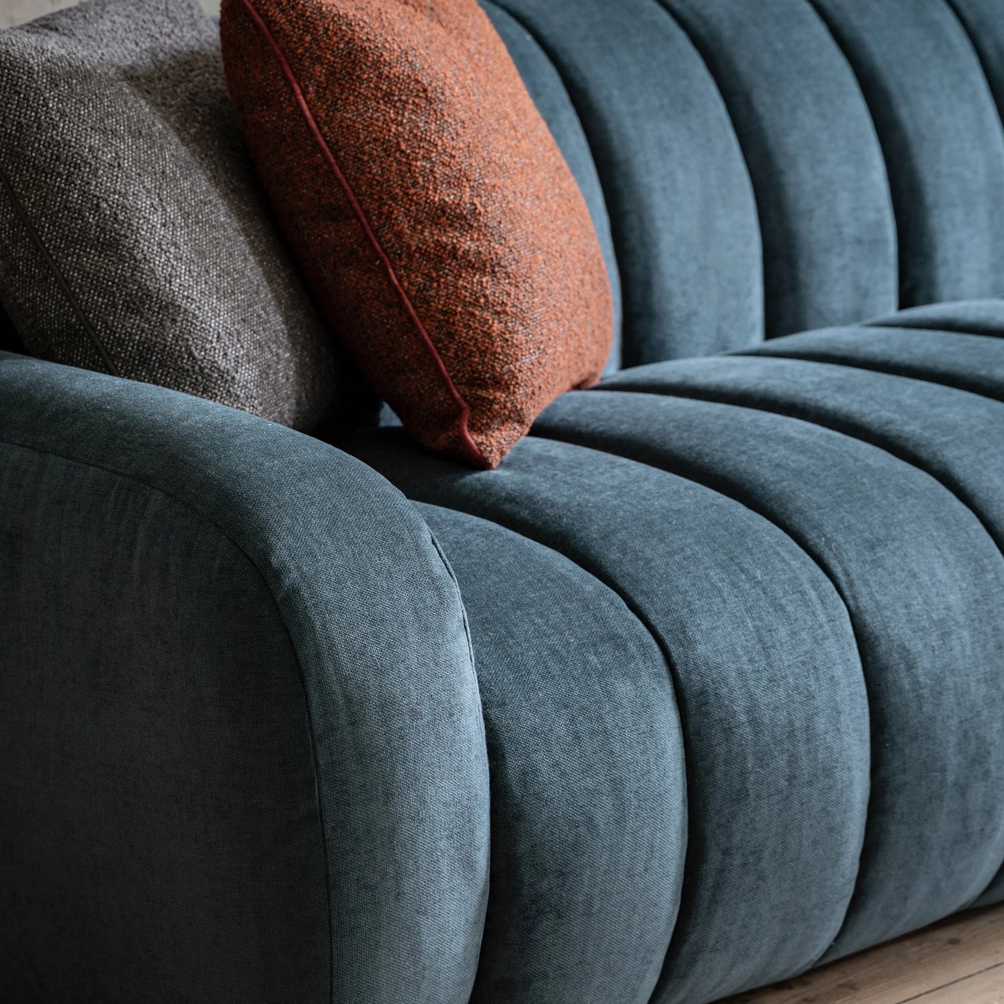 Gallery Direct Coste 3 Seater Sofa in Dusty Blue